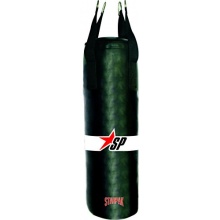 Starpak Sandsack Punchingsack, Schwarz/Wei, 90x30cm Bild 1