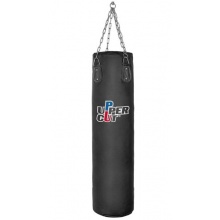UPPER CUT Punchingsack schwarz 150x35 cm aus Leder Bild 1