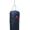 Ring-Sport Punchingsack Leder 120x35cm Schwarz 30kg Bild 1