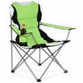 TecTake Anglersessel Campingstuhl grn/schwarz  Bild 1