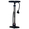 BETO Hochdruck Standpumpe Fahrradpumpe silber schwarz Bild 1