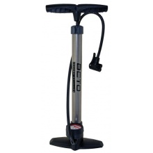 BETO Hochdruck Standpumpe Fahrradpumpe silber schwarz Bild 1