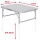 Ultranatura Campingtisch Lindau - 75 x 55 x 60/25 cm Bild 1