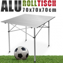 Alu-Klapptisch Campingtisch 70x70x70cm,Miadomodo Bild 1