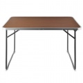 Alu Campingtisch Holzoptik 80x60cm klappbar von Deuba Bild 1