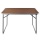 Alu Campingtisch Holzoptik 80x60cm klappbar von Deuba Bild 1