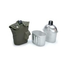 US Army Style Outdoor Alu Feldflasche von A.Blöchel Bild 1