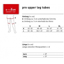 O-motion professional Kompressions Beinlinge M Schwarz Bild 1