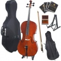 Cecilio CCO 500 Cello mit Softtragetasche Koffer Kolofonium Bogen und Saiten Bild 1