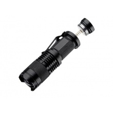 7W 300LM CREE Q5 LED mini ZOOMABLE Taschenlampe  Bild 1