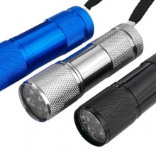 3X LED Taschenlampe weies Licht Aluminium Lampe 9  Bild 1