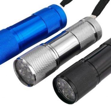 3X LED Taschenlampe weies Licht Aluminium Lampe 9  Bild 1