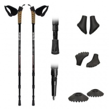 ATTRAC Nordic Walking Wanderstock Teleskop 67-136cm Bild 1