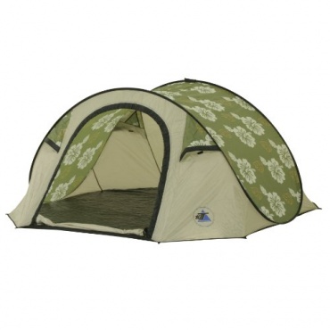10T Flowerpop 3 - 3-Personen Pop-Up Zelt Wurfzelt  Bild 1