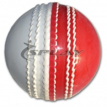 Splay Cricket-Ball fr Hallensport, PU Double Colour Bild 1
