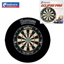 Unicorn Eclipse Pro Dartboard + Harrows Backboard  Bild 1