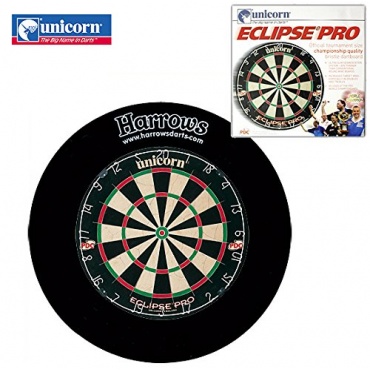 Unicorn Eclipse Pro Dartboard + Harrows Backboard  Bild 1
