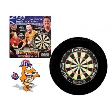 HARROWS Dartboard + Surround Backboard  Bild 1