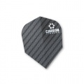 Red Dragon Darts Carbon Black Std Dart Flights 3 sets Bild 1