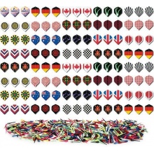Kings Dart Dart-Set 120 Flights und 500 Dartspitzen Bild 1