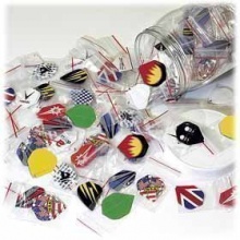 famousworld 60 Dartflights,Dartpfeil Flights (20 Satz) Bild 1