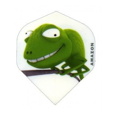 Amazon Strong 3D Comic Motive Dart Flights Gecko Bild 1
