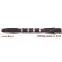 famousworld 9 Empire Dart-Schfte Aluminium 4,5cm Bild 1