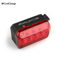 CoolChange Fahrrad LED Rcklicht mit Laser Spur Bild 1