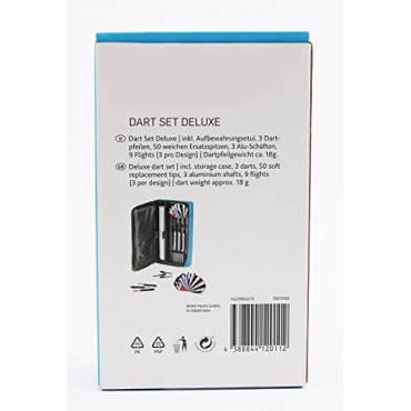 Vivess Turnier Soft Dartpfeile Dartset deluxe 18 Gramm Bild 1