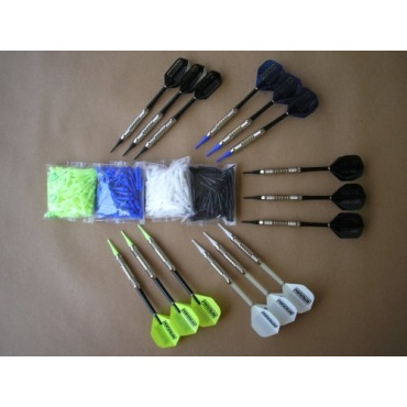 Karella 6 Soft-Dartpfeile mit Pentathlon Fly 17g Bild 1
