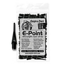 100 EMPIRE Dart E-Point Dartspitzen 2 BA kurz(schwarz) Bild 1
