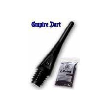 E-Point Dartspitzen kurz 2BA Schwarz von Empire Dart Bild 1