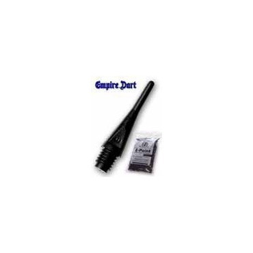 E-Point Dartspitzen kurz 2BA Schwarz von Empire Dart Bild 1
