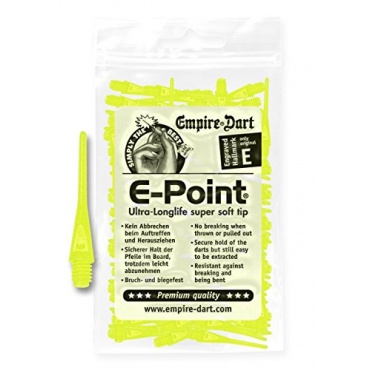 100 EMPIRE E-Point Dartspitzen 2 BA lang(neongelb) Bild 1