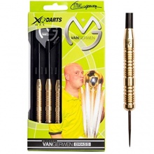 XQ Max Michael van Gerwen Steel Dartpfeile 23g Brass Bild 1