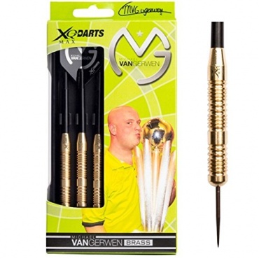 XQ Max Michael van Gerwen Steel Dartpfeile 23g Brass Bild 1
