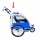 homcom Fahrradanhnger Jogger 2 in 1 blau/grau Bild 3