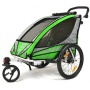 Qeridoo Kinder Fahrradanhnger Sportrex1 Grn  Bild 1