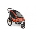 Qeridoo Kinder Fahrradanhnger Sportrex1 Orange Bild 1