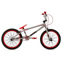 KS Cycling Fahrrad BMX Freesyle 20zoll silber-rot  Bild 1