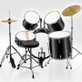 Schlagzeugset inkl. 10 Felle - Schlagzeug Drumset Bild 1