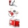 4 teiliges Kinder Drumset Schlagzeug in Rot-Metallic Bild 9