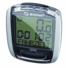 Sigma Sport BC 1200 Fahrradcomputer 12 Funkt. silber Bild 1