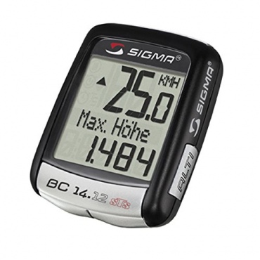 Sigma Fahrradcomputer BC 14.12 Alti STS schwarz Bild 1