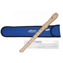 Gebr. Schneider C-Sopran Schulblockflte deutsche Griffweise, Ahorn natur Bild 1