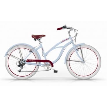 HONOLULU MBM 26zoll Custom Cruiser Fahrrad FRAU Blau Bild 1