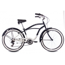 26Zoll CRUISER von CHRISSON SANDO 6 Gang wei schwarz Bild 1