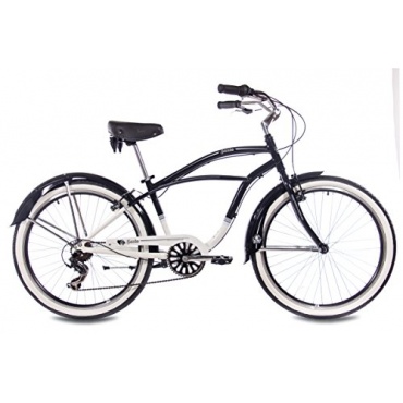 26Zoll CRUISER von CHRISSON SANDO 6 Gang wei schwarz Bild 1