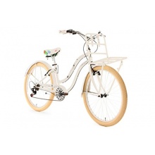 KS Cycling Beachcruiser Bellefleur Cargo 6Gang,Wei,26 Bild 1