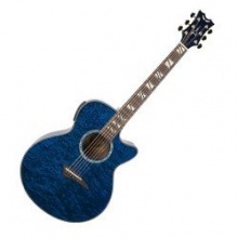 Dean Performer Florentine Akustikgitarre Transparent Blau Bild 1